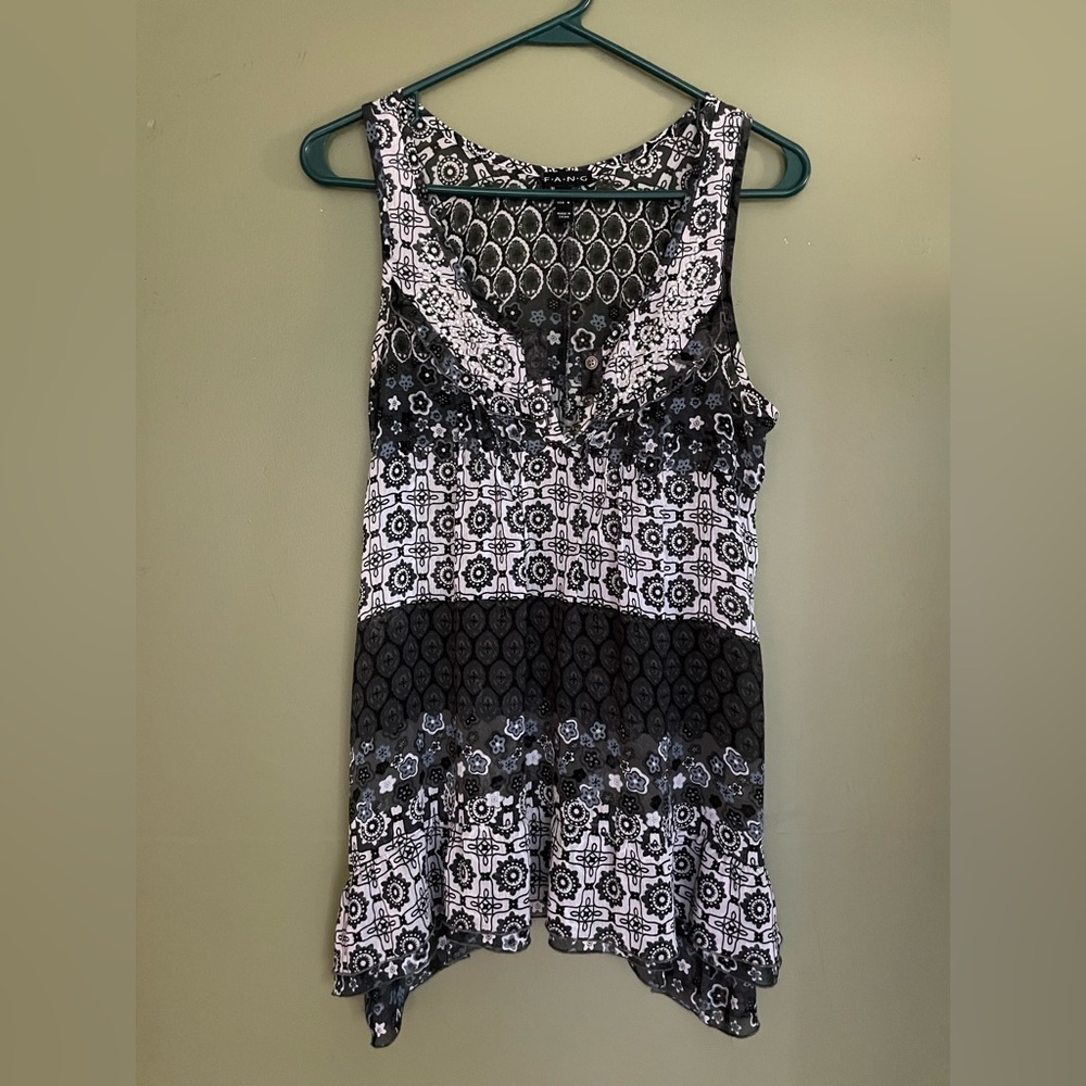 FANG Patterned Top